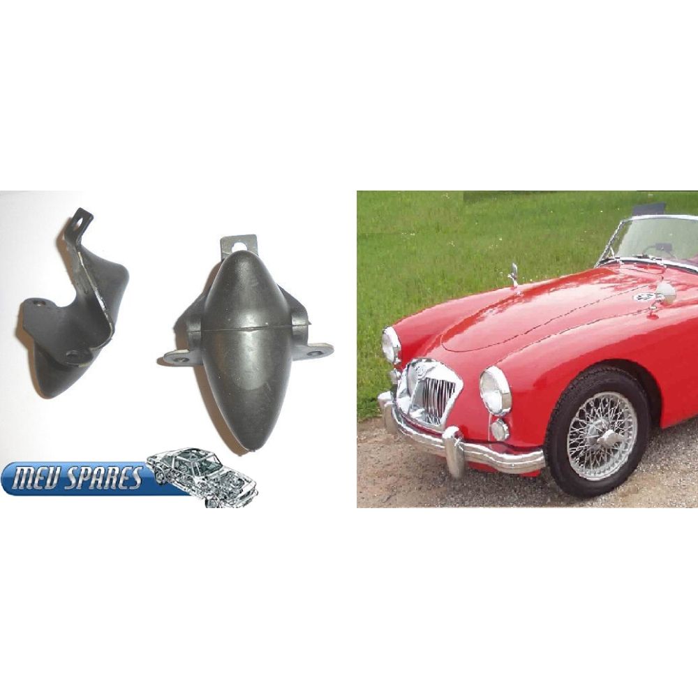 FRONT UPPER BUMP STOPS x2 (MGA) (1955- 62)